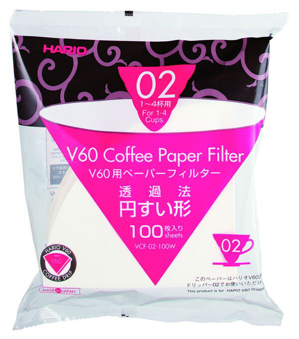 Hario V60 02 Papierfilter – 40 Stück, Für Perfekten Pour-over Kaffee