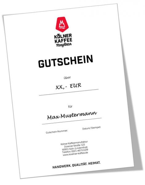 Geschenk-Gutschein "Euro"