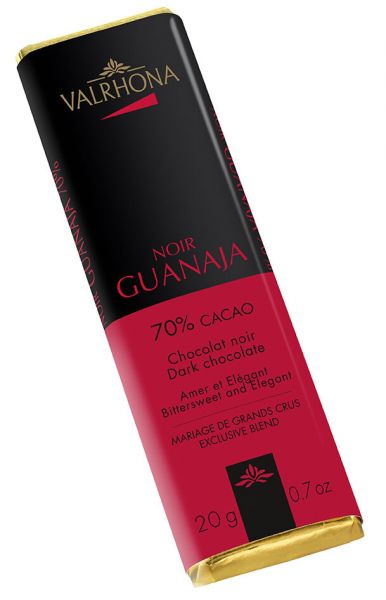 Valrhona Guanaja Schokoladen-Riegel, 20g, Schokogenuss f