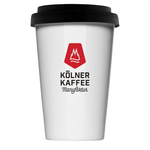 ToGo-Becher Porzellan "Kölner Kaffeemanufaktur"