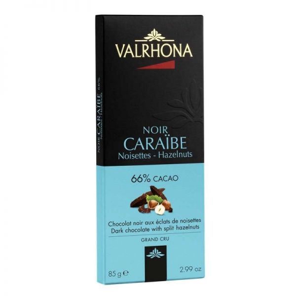 Valrhona Caraibe mit Haselnusssplittern
